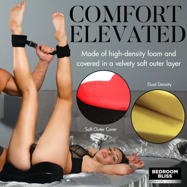 Bedroom Bliss Heart-shaped Bondage Pillow