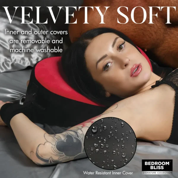 Bedroom Bliss Heart-shaped Bondage Pillow