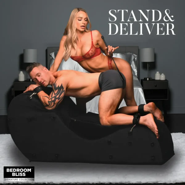 Bedroom Bliss Power & Pleasure Bondage Couch - Stand & Deliver