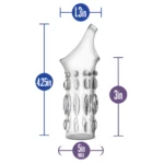 Clear Stretchy Studded Penis Sleeve Ring