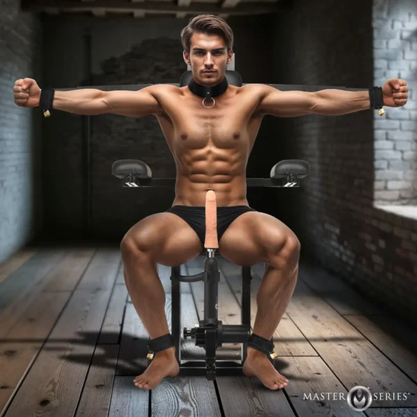 Full Domination Bondage Chair & Thrusting Machine
