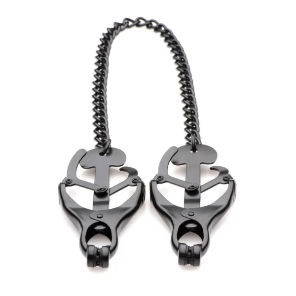 Master Series Monarch Noir Nipple Vice Clamps - Black