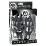 Master Series Monarch Noir Nipple Vice Clamps - Black