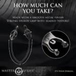 Master Series Monarch Noir Nipple Vice Clamps - How Much Can You Take?