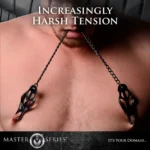 Master Series Monarch Noir Nipple Vice Clamps - Increasingly Harsh Tension