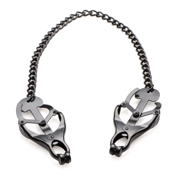 Master Series Monarch Noir Nipple Vice Clamps - Black