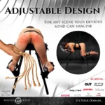 Master Series Obedience Adjustable Dom-Sub Bondage Bench
