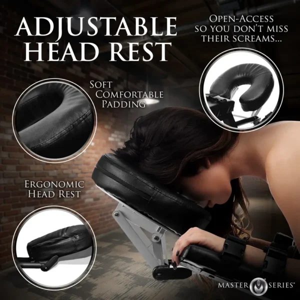Master Series Obedience Adjustable Dom-Sub Bondage Bench
