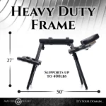 Master Series Obedience Adjustable Dom-Sub Bondage Bench