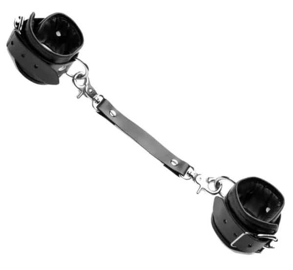 Master Series Strap Linked Bondage Wrist Cuffs