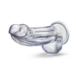 Naturally Yours - Bling 7.5 Inch Realistic Glitter Dildo - G-Spot & Anal Play - Suction Base & Harness Compatible