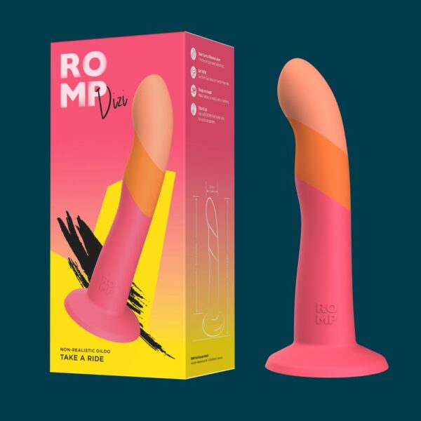 ROMP Dizi Curved 7-inch Dildo-4 ROMP Dizi Curved G-Spot & P-Spot Dildo