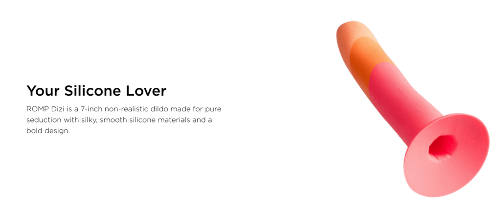 ROMP Dizi Curved 7-inch Dildo - Your Silicone Lover