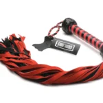 STRICT Leather Black & Red Suede Flogger