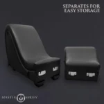Scene Setter Bondage Chaise with Pillows - Black