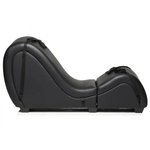 Scene Setter Bondage Chaise with Pillows - Black