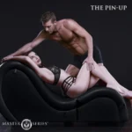 Scene Setter Bondage Chaise with Pillows - Black - The Pin Up