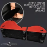 Scene Setter Bondage Chaise with Pillows - Red