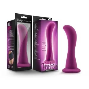 Temptasia By Blush - Bellatrix Curved G-Spot Plum 6.25-Inch Long Suction Cup Dildo