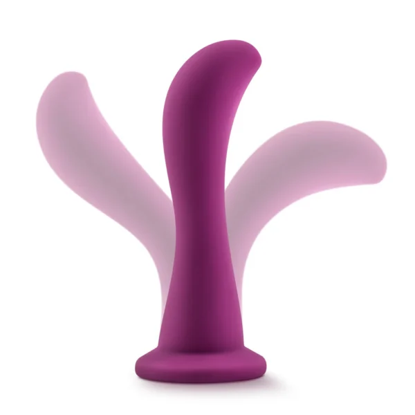 Temptasia By Blush - Bellatrix Curved G-Spot Plum 6.25-Inch Long Suction Cup Dildo