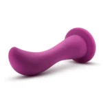 Temptasia By Blush - Bellatrix Curved G-Spot Plum 6.25-Inch Long Suction Cup Dildo