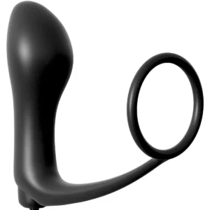 Anal Fantasy Collection - Ass-Gasm Cock Ring Vibrating Prostate Plug
