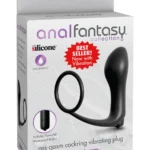 Anal Fantasy Collection - Ass-Gasm Cock Ring Vibrating Prostate Plug