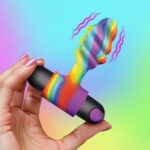 Bang! Vibrating Rainbow Remote-Control Butt Plug