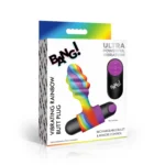 Bang! Vibrating Rainbow Remote-Control Butt Plug