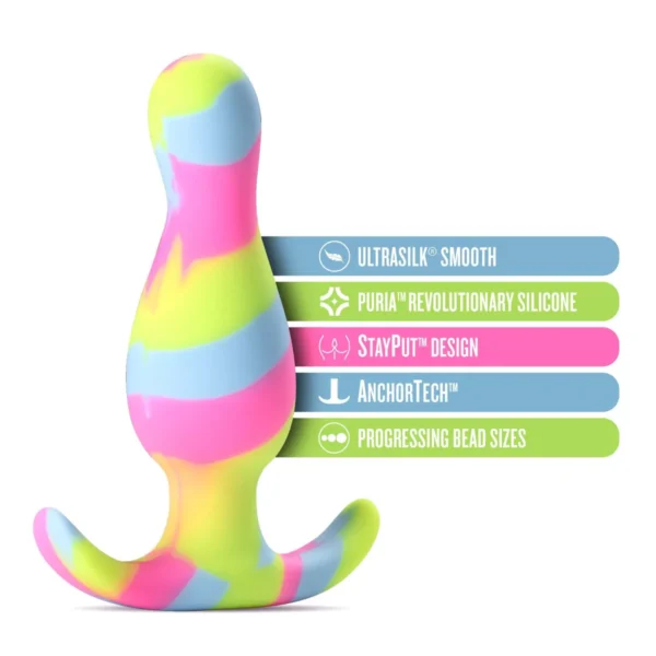 Blush Avant Kaleido Lime Silicone Butt Plug