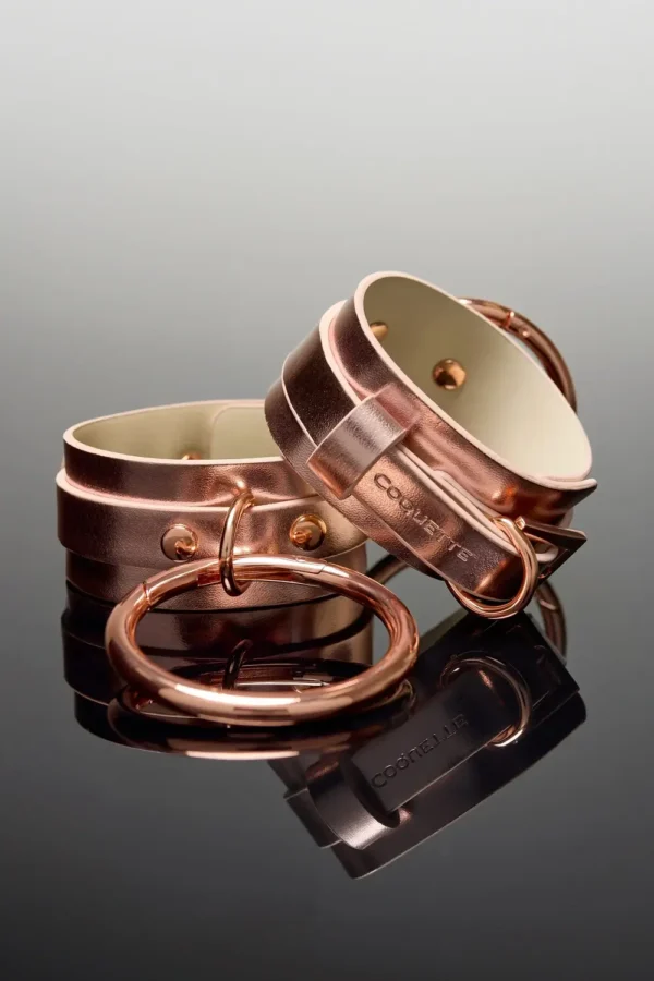 Coquette Rose Gold Bondage Handcuffs