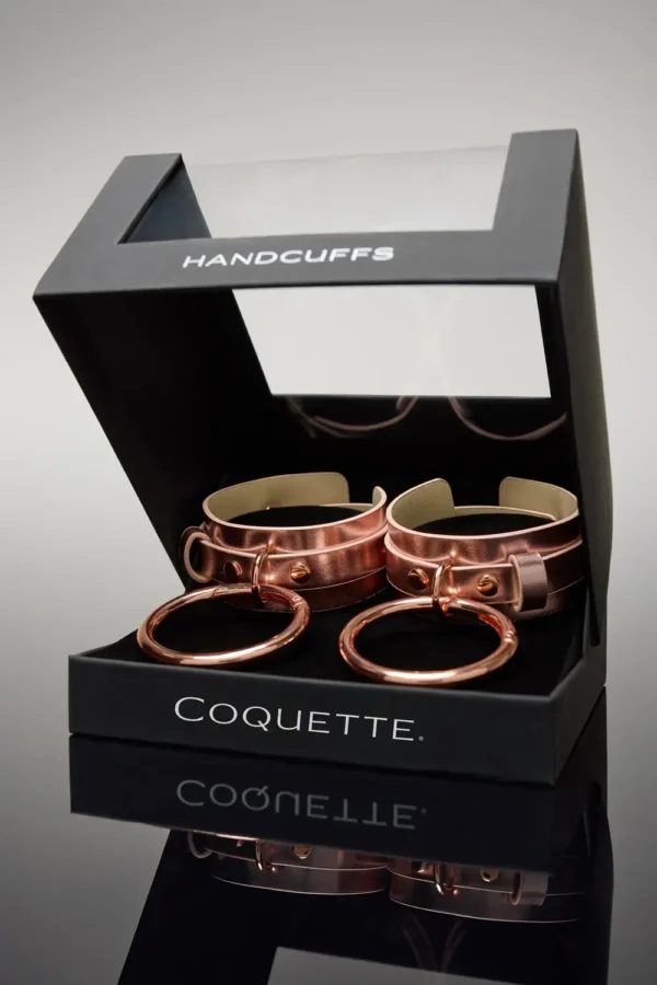 Coquette Rose Gold Bondage Handcuffs