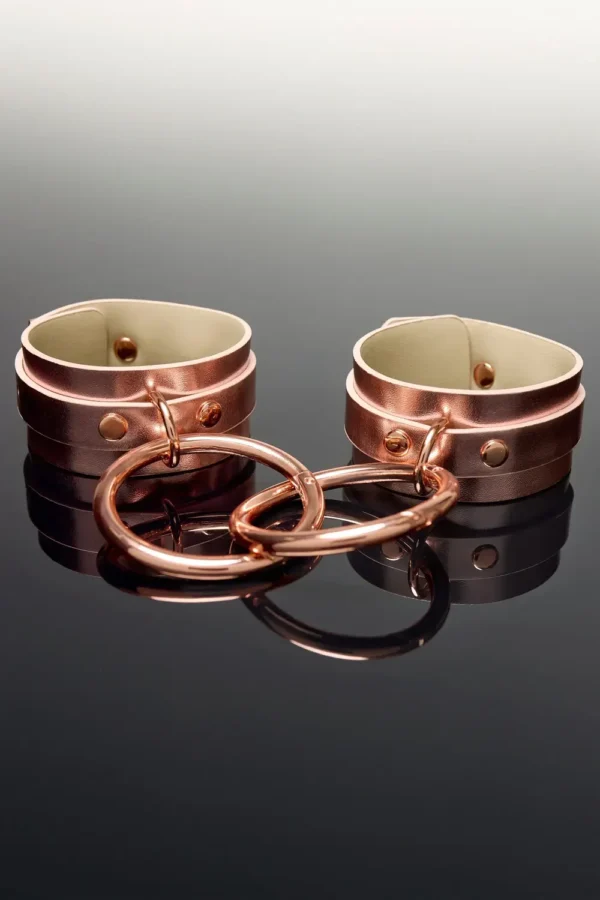 Coquette Rose Gold Bondage Handcuffs
