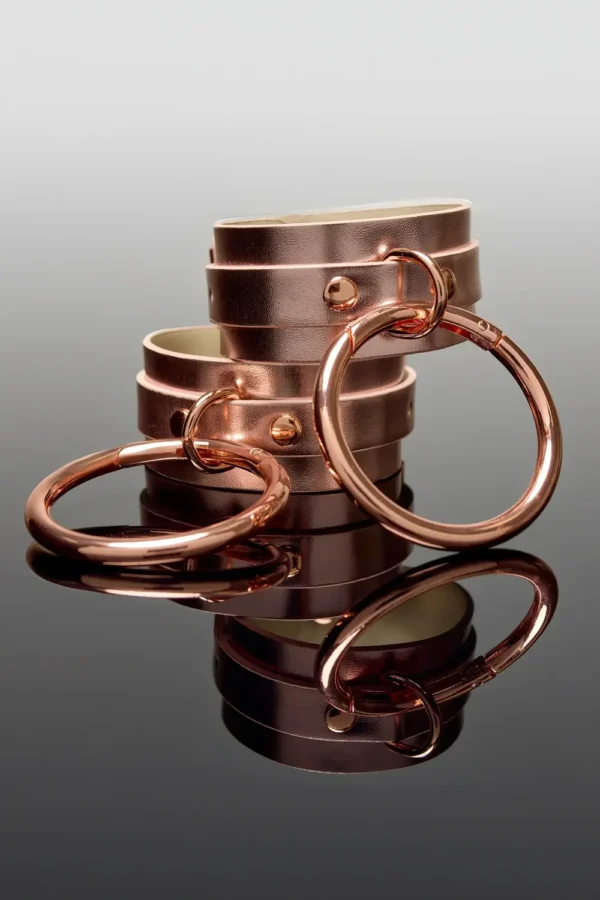 Coquette Rose Gold Bondage Handcuffs