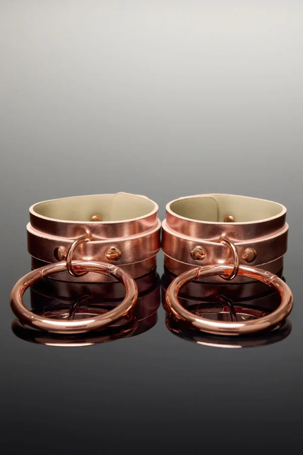 Coquette Rose Gold Bondage Handcuffs