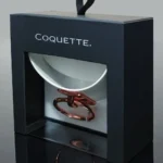 Coquette Vegan Leather Collar - White & Rose Gold
