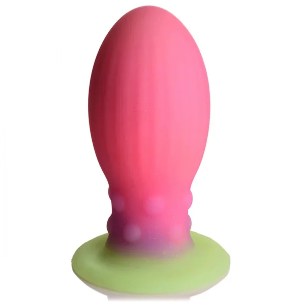 Creature Cocks Xeno Egg Glow-in-the-Dark Silicone Fantasy Plug - Large