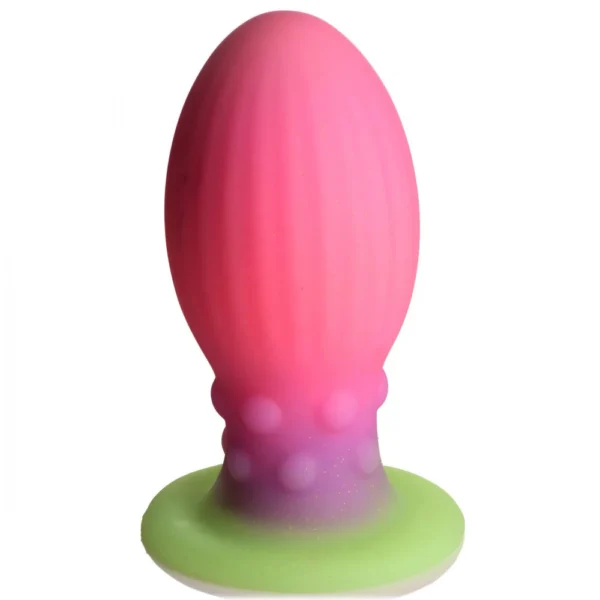 Creature Cocks Xeno Egg Glow-in-the-Dark Silicone Fantasy Plug - XL