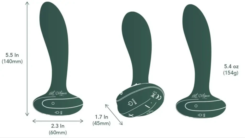 Hot Octopuss PleX with Flex Remote Control Vibrating Prostate Plug