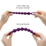 Love to Love Bing Bang Small Graduated Silicone Anal Beads - Purple Rain