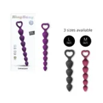 Love to Love Bing Bang Small Graduated Silicone Anal Beads - Purple Rain