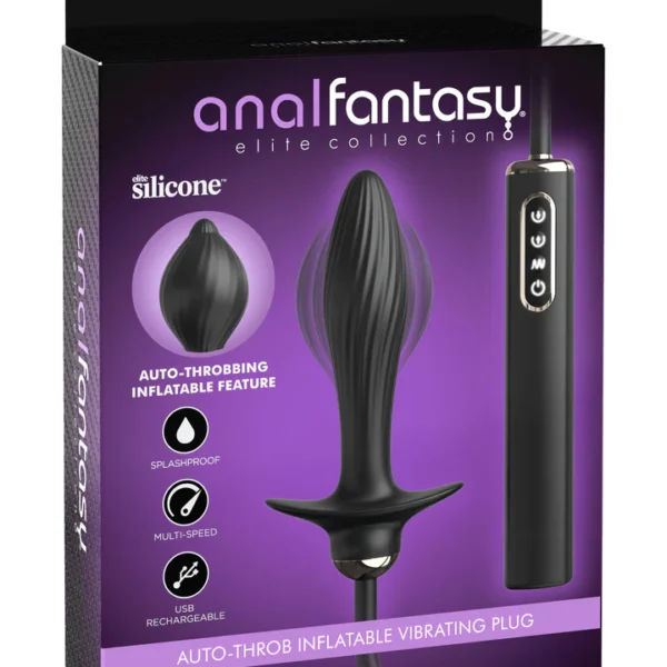 Pipedream Anal Fantasy Auto-Throb Inflatable Vibrating Butt Plug