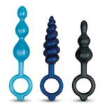 b-Vibe Butties Beaded Bundle 3-Piece Anal Trainer Plug Set