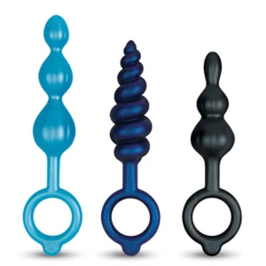 b-Vibe Butties Beaded Bundle 3-Piece Anal Trainer Plug Set