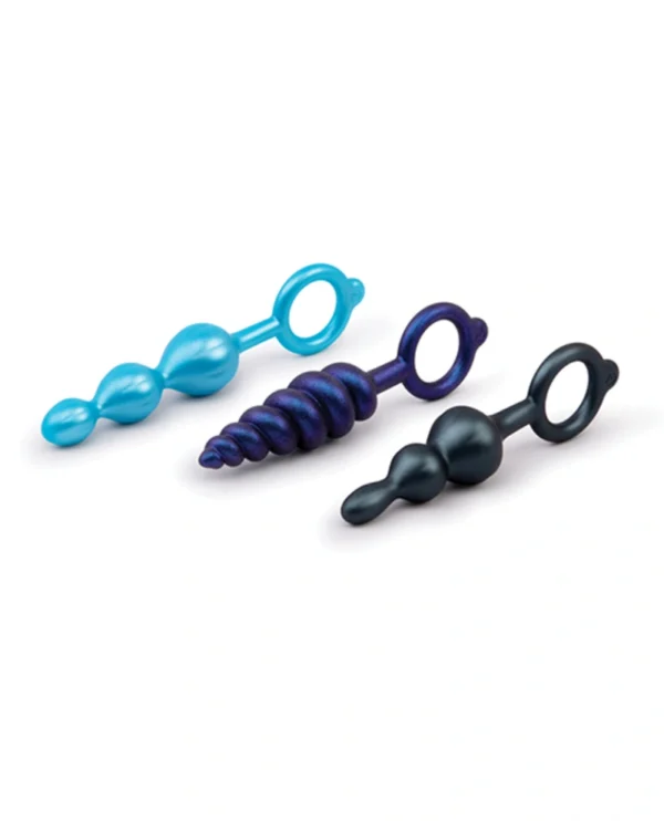 b-Vibe Butties Beaded Bundle 3-Piece Anal Trainer Plug Set