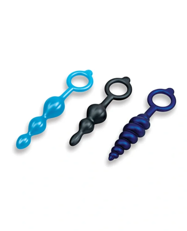 b-Vibe Butties Beaded Bundle 3-Piece Anal Trainer Plug Set