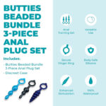 b-Vibe Butties Beaded Bundle 3-Piece Anal Trainer Plug Set