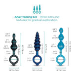 b-Vibe Butties Beaded Bundle 3-Piece Anal Trainer Plug Set