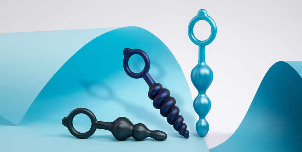 b-Vibe Butties Beaded Bundle 3-Piece Anal Trainer Plug Set - Graduated Gratification