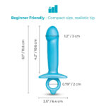 b-Vibe Butties Lil Dil Silicone Anal Dildo